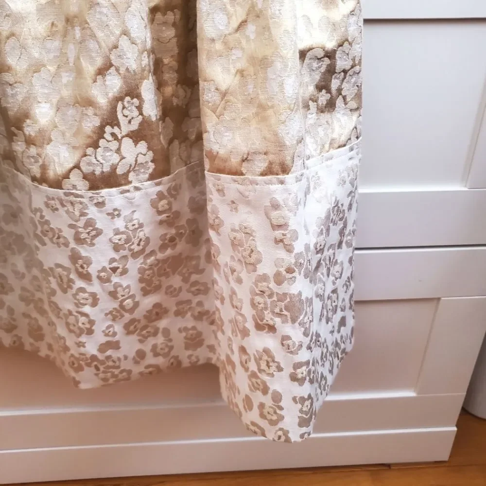 Erin Fetherston Vanilla Gold Floral Skirt Size 0